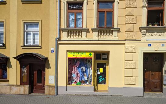 Galanterie Bivoj Kolář ve Šternberku.